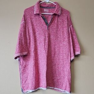 BKE Men's Red Polo Shirt